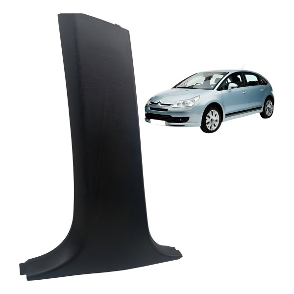 Moldura Coluna Central Esquerda Citroen C4 2.0 Pallas 2008 Moldura Coluna Central Esquerda Citroen C4 2.0 Pallas 2008