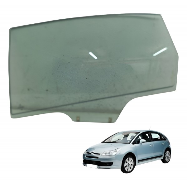 Vidro Porta Traseiro Esquerdo Citroen C4 Pallas 2008 2009 Vidro Porta Traseiro Esquerdo Citroen C4 Pallas 2008 2009