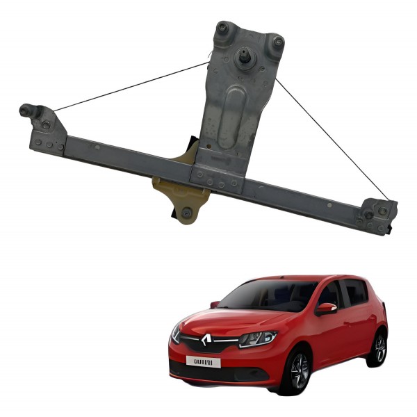 Maquina Vidro Manual Traseiro Direito Renault Sandero 2017 Maquina Vidro Manual Traseiro Direito Renault Sandero 2017