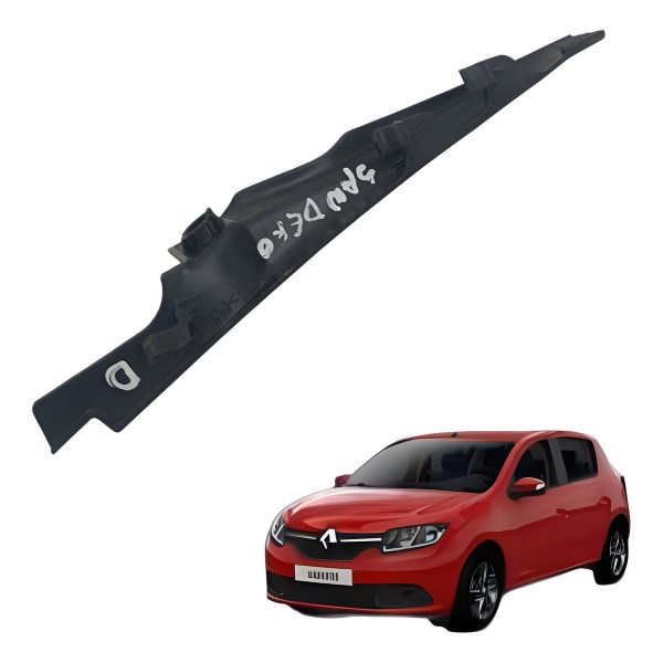 Moldura Churrasqueira Parabrisa Direito Renault Sandero 2017 Moldura Churrasqueira Parabrisa Direito Renault Sandero 2017