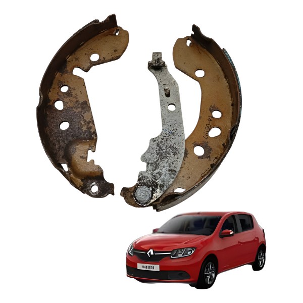 Jogo Sapata Freio Traseira Esquerdo Renault Sandero 20117