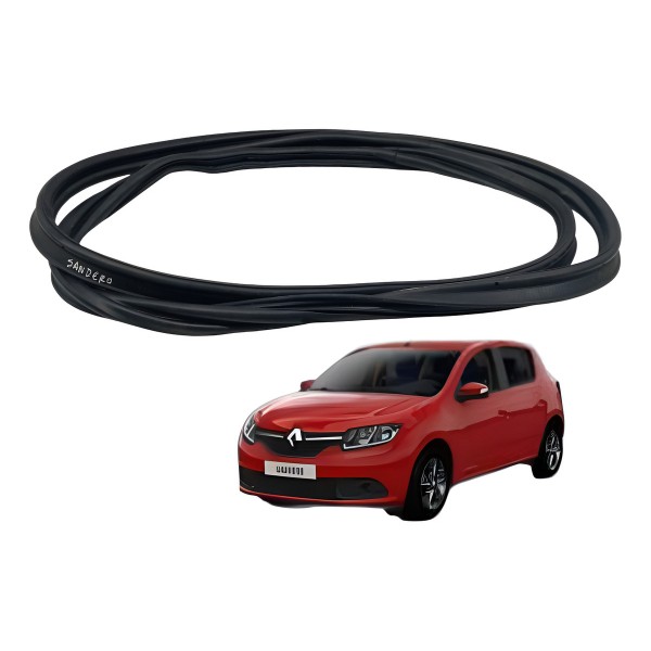 Borracha Vedação Tampa Traseira Renault Sandero 2016 2017 Borracha Vedação Tampa Traseira Renault Sandero 2016 2017