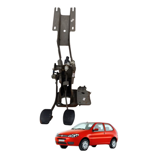 Pedaleira Pedal Freio Embreagem Fiat Palio 1.6 2014 2015 Pedaleira Pedal Freio Embreagem Fiat Palio 1.6 2014 2015