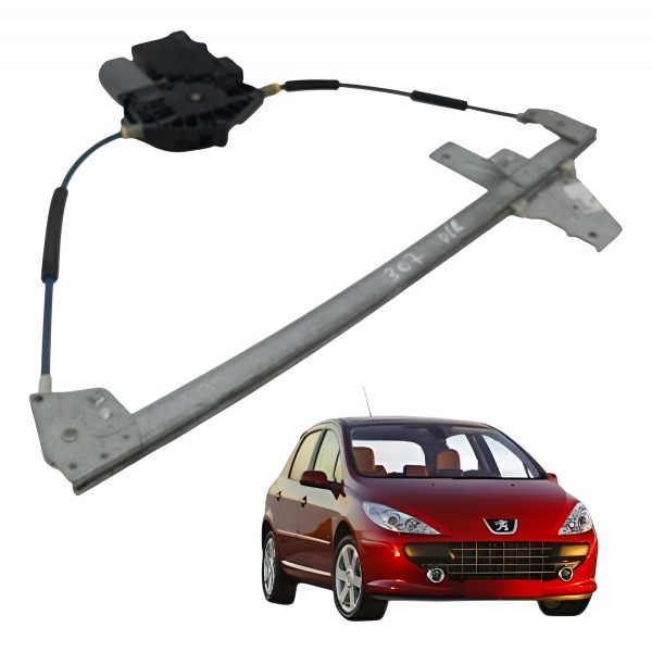 Maquina Vidro Dianteiro Esquerdo Peugeot 307 2006 2007 2008 Maquina Vidro Dianteiro Esquerdo Peugeot 307 2006 2007 2008