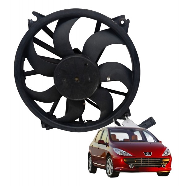 Ventoinha Eletroventilador Peugeot 307 1.6 2006 2007 Detalhe Ventoinha Eletroventilador Peugeot 307 1.6 2006 2007 Detalhe