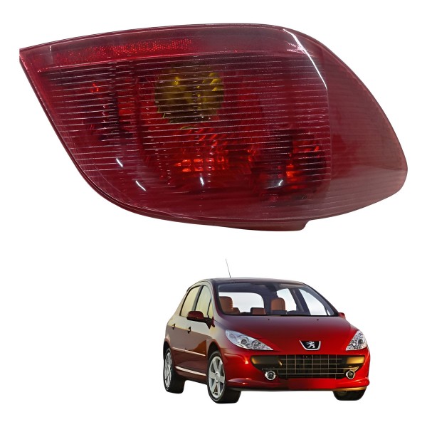 Lanterna Traseira Esquerda Peugeot 307 1.6 Presence 2006 - Esquerdo/motorista