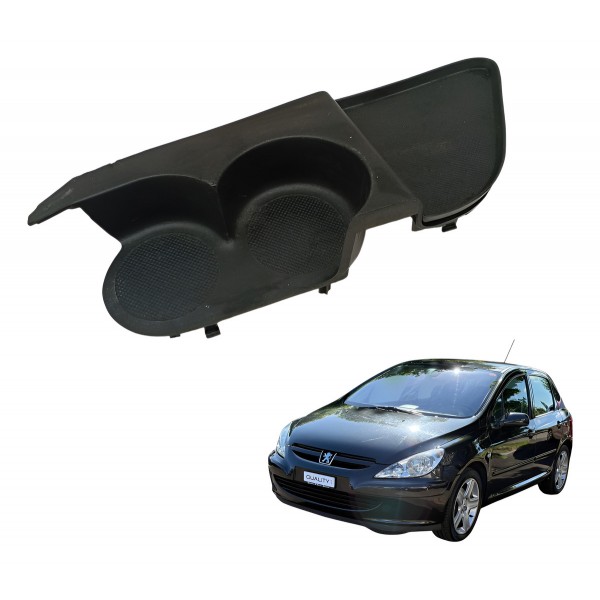 Moldura Porta Copo Console Peugeot 307 2006 2007 2008 2009