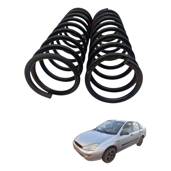 Par Molas Traseiras Ford Focus Sedan Glx  2001 2002 2003 Par Molas Traseiras Ford Focus Sedan Glx  2001 2002 2003