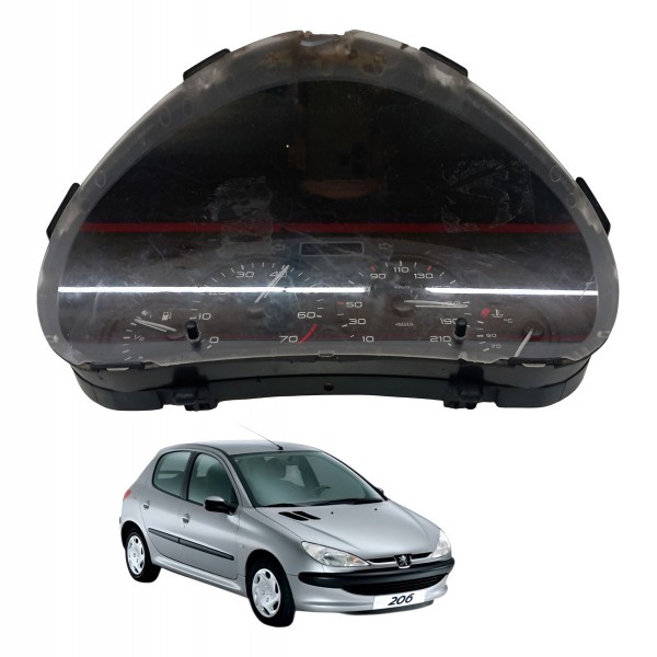 Painel Instrumentos Peugeot 206 Sw1.0 2003 2004 2005 Detalhe