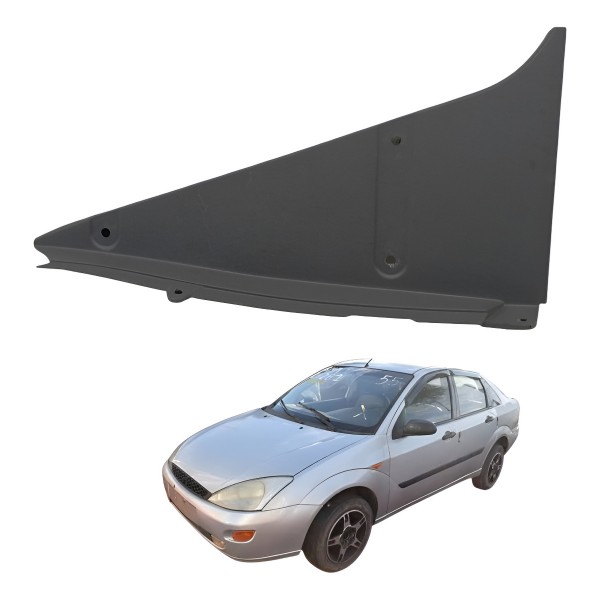 Acabamento Banco Traseiro Esquerdo Ford Focus 2001 2002 2003 - Cinza