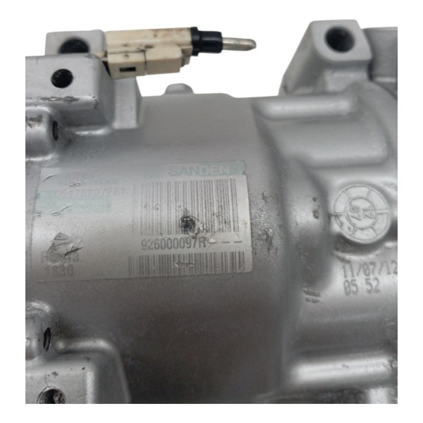 Compressor Ar Renault Sandero Duster Logan Megane 1.6 2010 Compressor Ar Renault Sandero Duster Logan Megane 1.6 2010