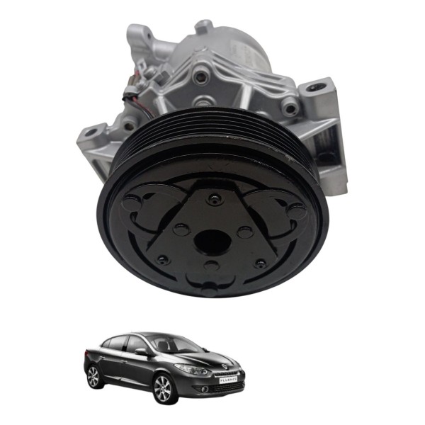 Compressor Ar Condicionado Renault Fluence 2.0 2012 2013 Compressor Ar Condicionado Renault Fluence 2.0 2012 2013