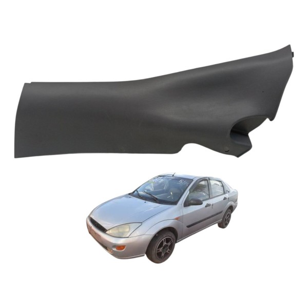 Moldura  Banco Traseiro Esquerdo Ford Focus 2001 2002 2003 - Cinza