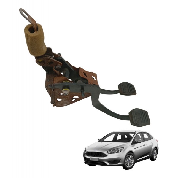 Pedaleira Pedal Freio Embreagem Ford Focus 2.0 2001 2002 Pedaleira Pedal Freio Embreagem Ford Focus 2.0 2001 2002