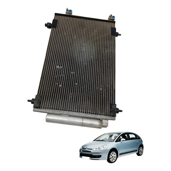 Condensador Ar Condicionado Citroen C4 2.0 2008 Detalhe Condensador Ar Condicionado Citroen C4 2.0 2008 Detalhe