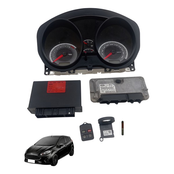 Kit Injeção Modulo Painel Cod Antena Ford Fiesta 1.6 8v 2013 Kit Injeção Modulo Painel Cod Antena Ford Fiesta 1.6 8v 2013
