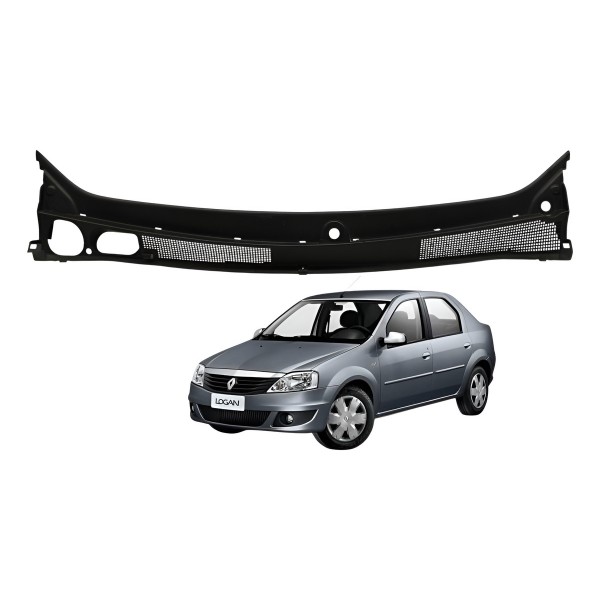 Grade Churrasqueira Parabrisa Renaut Logan 1.6 2009 2010 Grade Churrasqueira Parabrisa Renaut Logan 1.6 2009 2010
