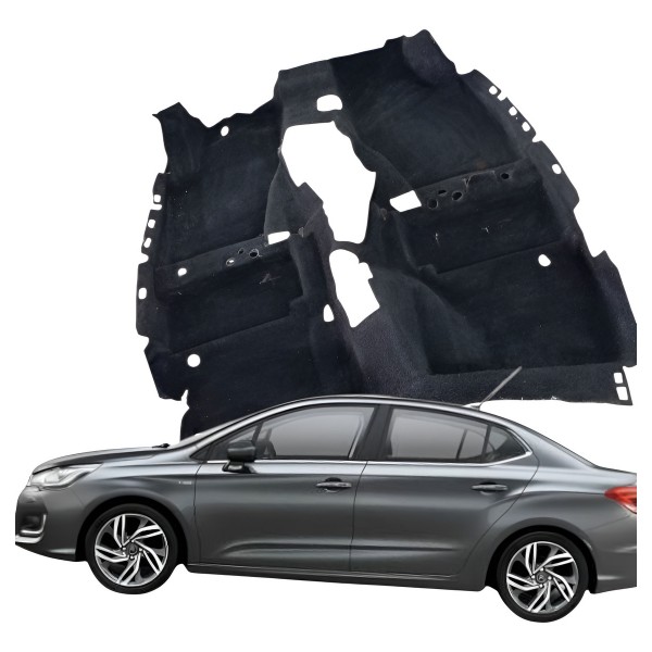 Carpete Assoalho Citroen C4 Lounge 2014 2015 2016 Detalhe Carpete Assoalho Citroen C4 Lounge 2014 2015 2016 Detalhe