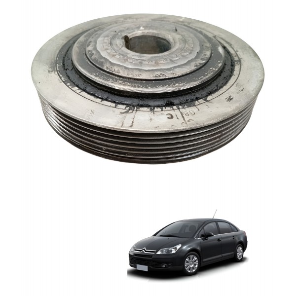 Polia Virabreqim Motor Citroen C4 Pallas 2.0 2008 2009 2010 Polia Virabreqim Motor Citroen C4 Pallas 2.0 2008 2009 2010