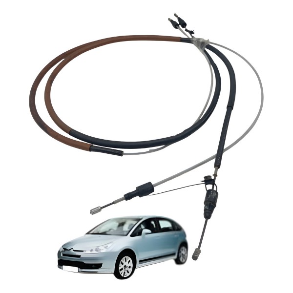 Par Cabo Freio Mão Citroen C4 Pallas 2.0 2008 2009 2010 2011