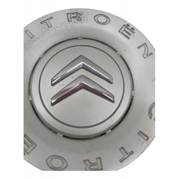 Calota Central Roda Citroen C4 Pallas 2008 2009 2010 2011 - Prateado