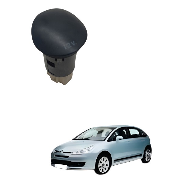 Tomada 12v Moldura Freio Mao Citroen C4 Pallas 2008 2009