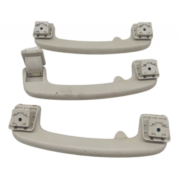 Kit Alça Teto Pqp Descanso Citroen C4 Pallas 2008 - Creme