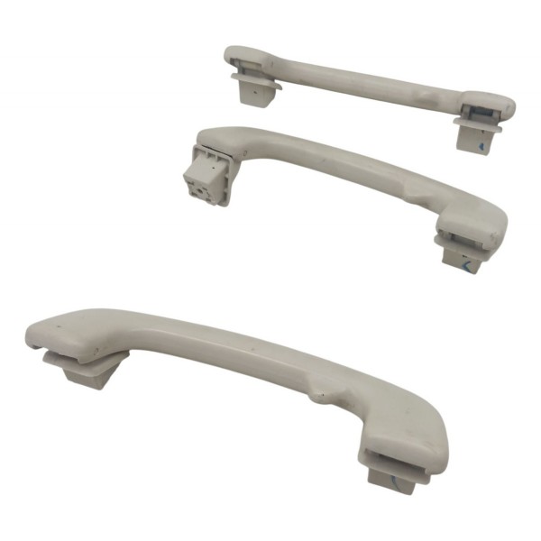 Kit Alça Teto Pqp Descanso Citroen C4 Pallas 2008 - Creme