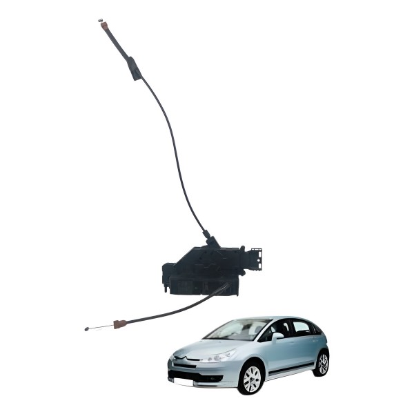 Fechadura Porta Traseira Direita Citroen C4 Pallas 2008 2009 - Azul-petróleo