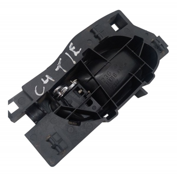 Maçaneta Interna Traseira Esquerda Citroen C4 Pallas 2008 - Prateado - Traseira