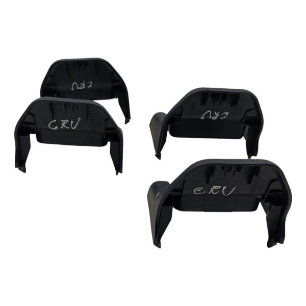 Kit 4 Moldura Acabamento Trilho Banco Honda Crv 2013 2014