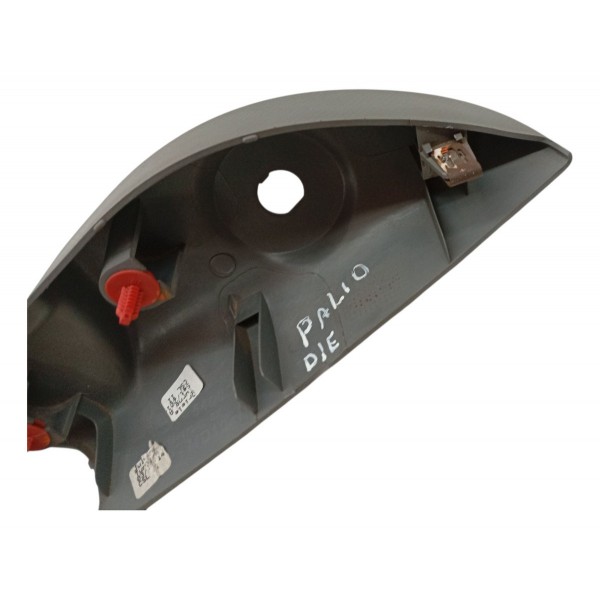 Moldura Interna Retrovisor Esquerdo Fiat Palio 1.6 2014 2015 - Cinza