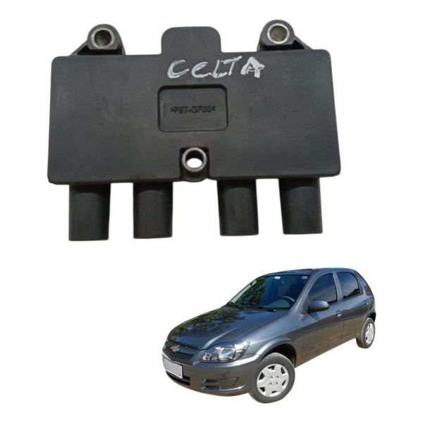 Bobina Ignição 3 Pinos Chevrolet Celta 1.0 2005 2006 2007