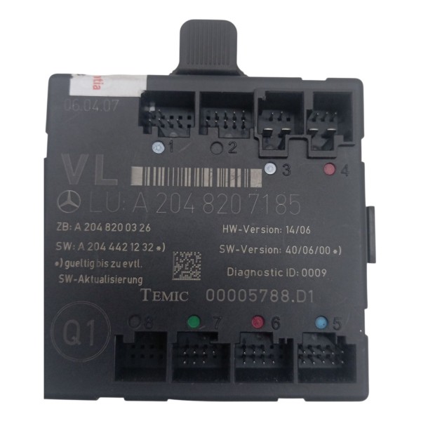 Módulo Porta Dianteira Esquerda Mercedes Benz C180 2011