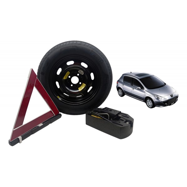 Kit Macaco Chave Estepe Aro15 Triangulo Peugeot 307 2010