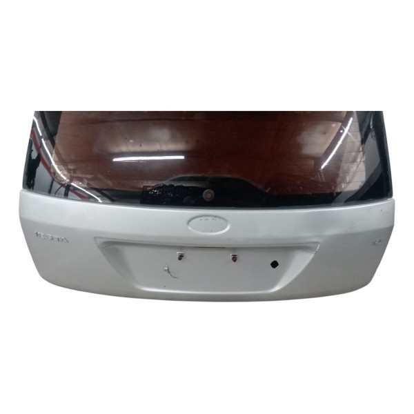 Tampa Traseira Ford Fiesta Hatch 1.6 2013 2014 2015 Prateado