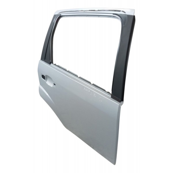 Porta Traseira Direita Ford Fiesta 4p 2012 2013 Detalhe Traseira Direito Prateado