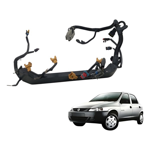 Chicote Injeção Chevrolet Celta Prisma 1.0 2005 2006 2007