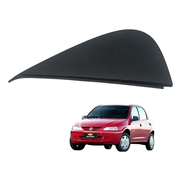 Moldura Porta Traseira Esquerda Chevrolet Celta 2005 Detalhe