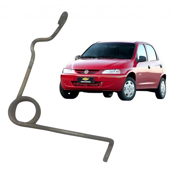 Mola Fechadura Capô Chevrolet Celta 1.0 2005 2006 2007
