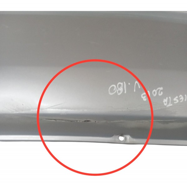 Parachoque Traseiro Ford Fiesta 1.6 2012 2013 2014 Detalhe