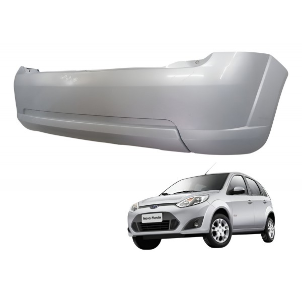 Parachoque Traseiro Ford Fiesta 1.6 2012 2013 2014 Detalhe