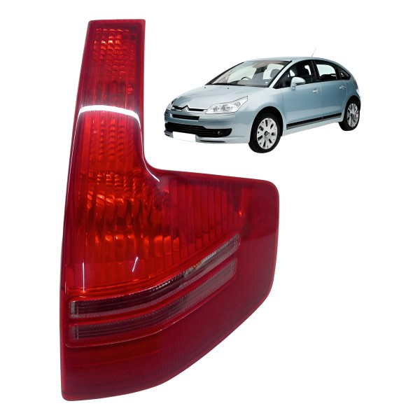 Lanterna Traseira Direita Citroen C4 Hatch 2008 2009 Detalhe Direito/passageiro