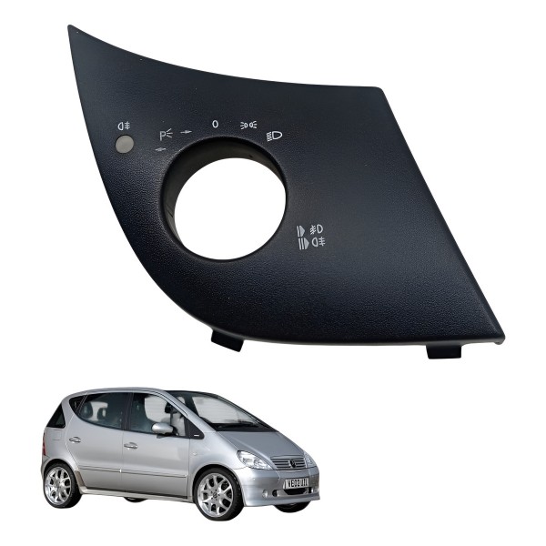 Moldura Botão Farol Mercedes A160 2001 2002 2003 2004 2005