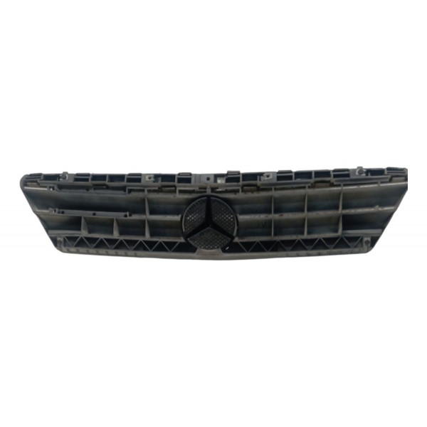 Grade Fontal Radiador Mercedes A160 2002 2003 Logo Prateado