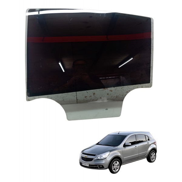 Vidro Porta Traseiro Esquerdo Chevrolet Agile 1.4 2010