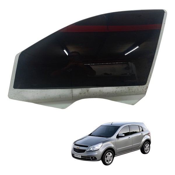 Vidro Dianteiro Esquerdo Chevrolet Agile 1.4 2010 2011