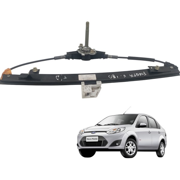 Maquina Vidro Traseira Direito Ford Fiesta 1.6 2012 2013