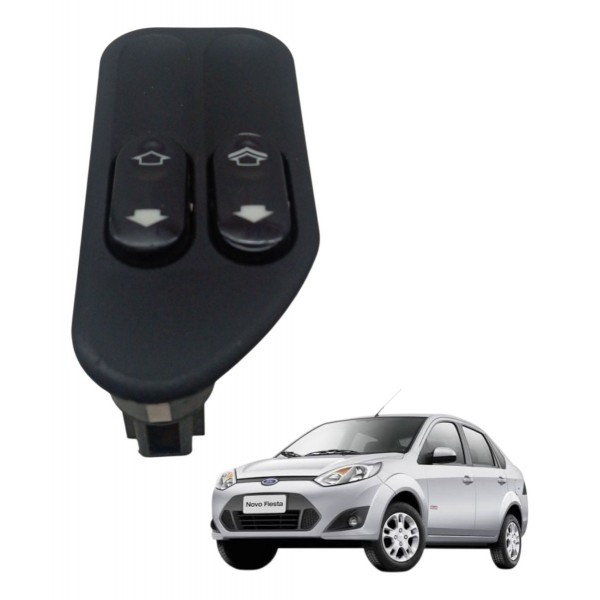 Comando Vidro Dianteiro Esquerdo Ford Fiesta 2012 2013