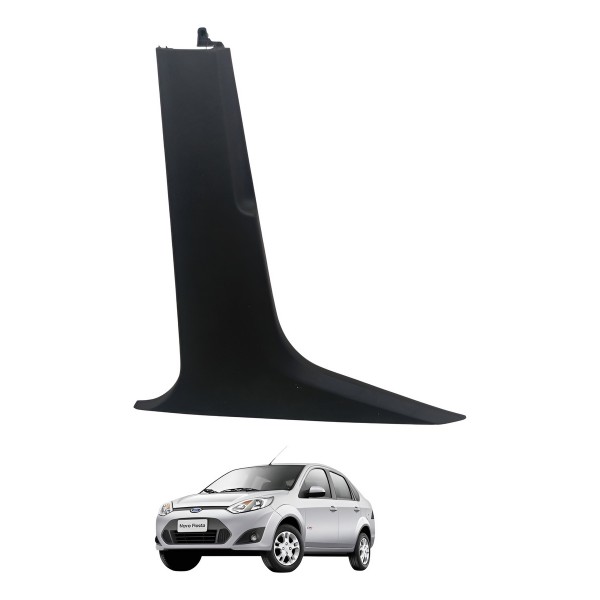 Acabamento Coluna Esquerda Lateral Ford Fiesta 1.6 2012 2013